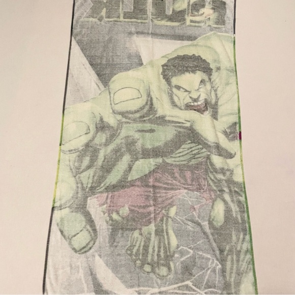 Vintage 2003 Marvel Hulk Beach Towel - Picture 11 of 16
